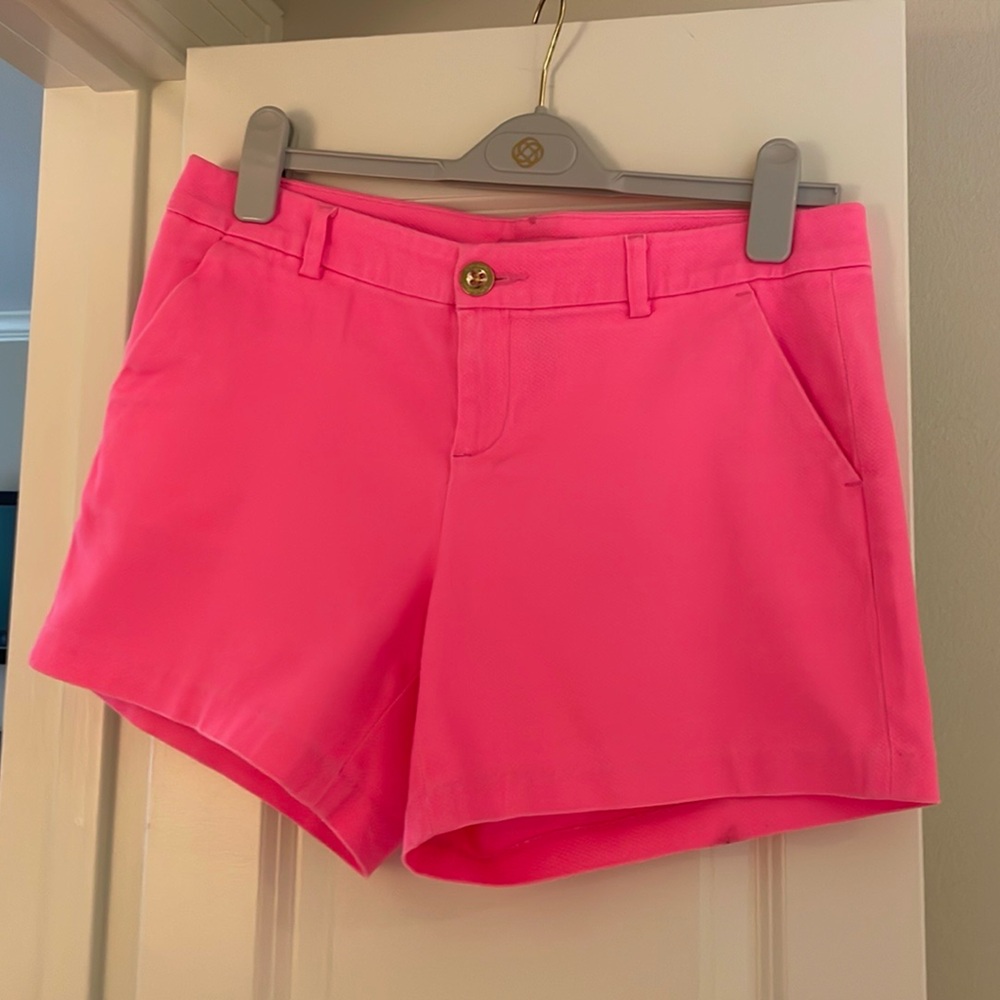 Lilly Pulitzer Pink Textured Shorts